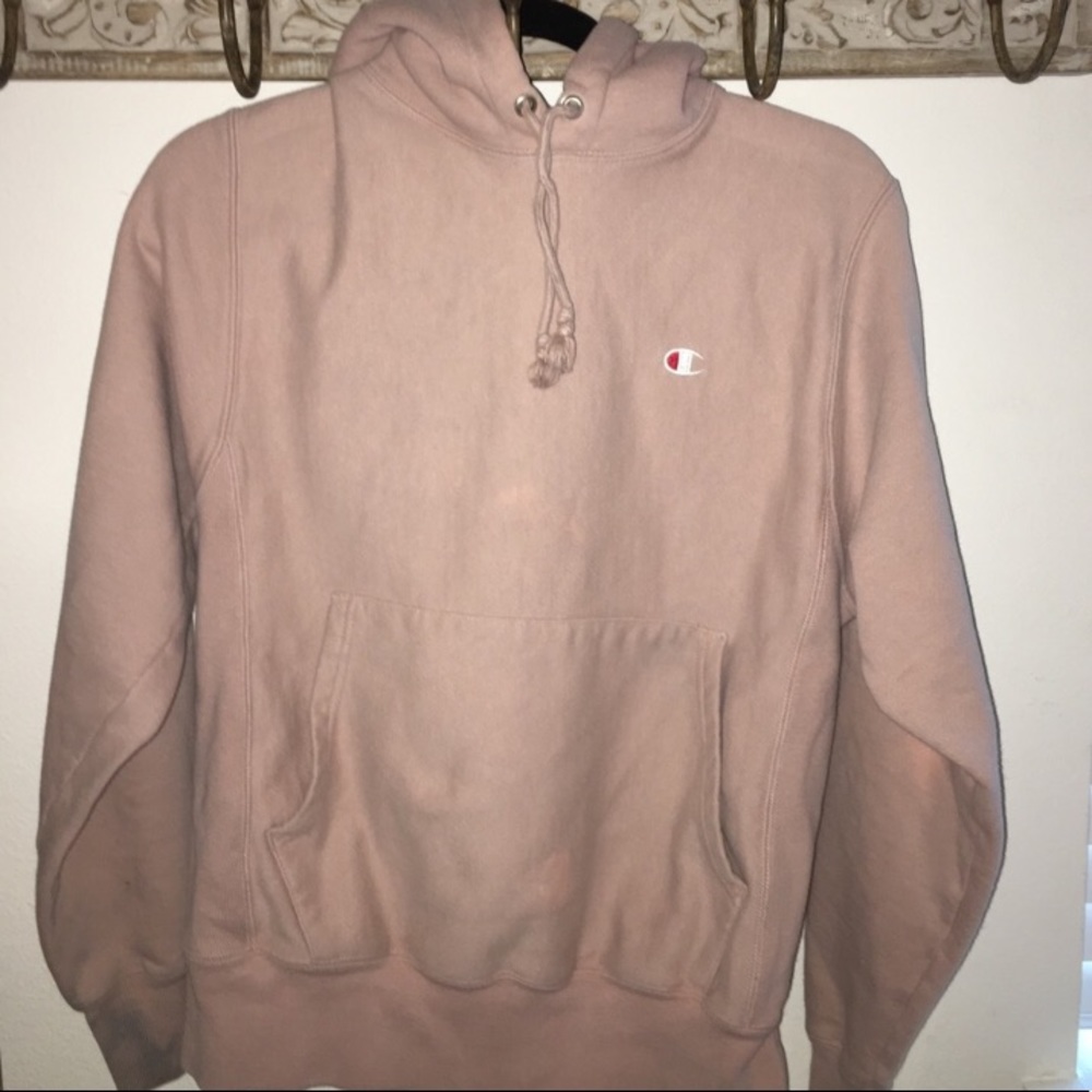 Champion hoodie with some stains